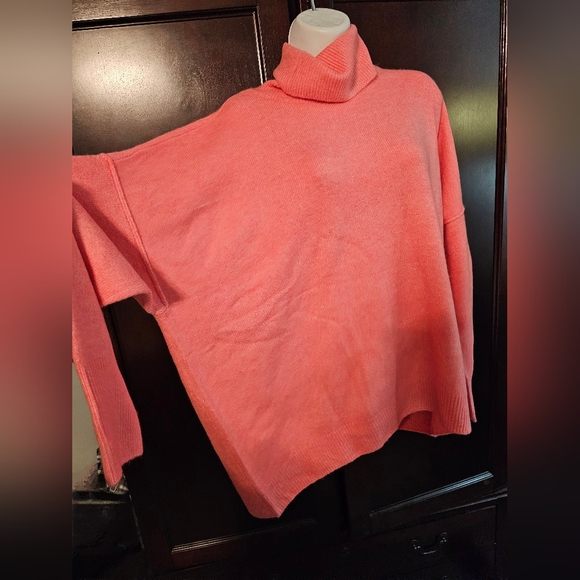 Vince Camuto Pink Sweater Oversized XL - Picture 2 of 12